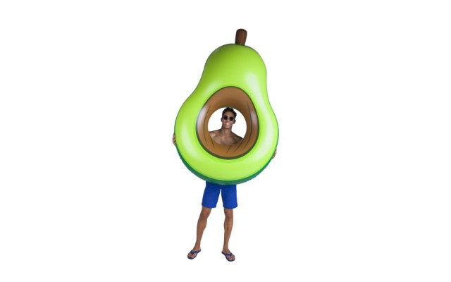 Bigmouth, Giant Avocado Fruit Inflatable Swimming Pool Float Raft Tube  (Green)