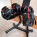 SelectTech 552 Dumbbells With Stand