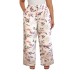  Ladies' Linen Blend Pant, Tan, XX-Large
