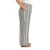  Ladies' Linen Blend Pant, Gray, Small