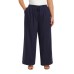  Ladies' Linen Blend Pant, Blue, 2X