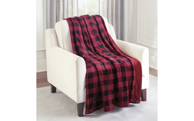  Heated Throw, Red
