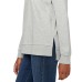  Ladies' Crewneck Pullover, Gray, 2X