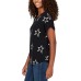  Ladies' Crewneck Top, Black, 2X