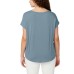  Ladies' Crewneck Top, Blue, 2X