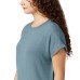  Ladies' Crewneck Top, Blue, Medium
