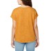  Ladies' Crewneck Top, Gold, 2X