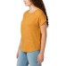  Ladies' Crewneck Top, Gold, Large