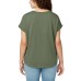  Ladies' Crewneck Top, Green, Small
