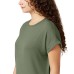  Ladies' Crewneck Top, Green, 2X