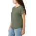  Ladies' Crewneck Top, Green, Small