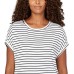  Ladies' Crewneck Top, Multi, 2X