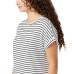  Ladies' Crewneck Top, Multi, 2X