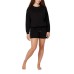  Ladies' Lounge Set, Black, 2X