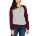  Ladies' Printed Cozy Top, Red, Large