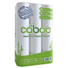 Caboo Bamboo Paper Towels, 2-Ply, 120 Sheets, 12-count