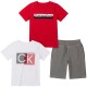  Kids' 3-piece Set, Red, One Color, 3T