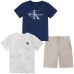  Kids' 3-piece Set, Blue, One Color, 3T