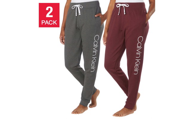  Ladies' Jogger, 2-pack, Red, Large