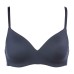  Ladies' Wirefree Bra, 2-pack, Blue, Large