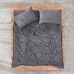  Modern Cotton Jersey 4-piece Sheet Set, Dark Gray, King