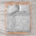  Modern Cotton Jersey 4-piece Sheet Set, Gray, King