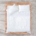  Modern Cotton Jersey 4-piece Sheet Set, White, King