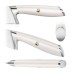  L Series 12-Piece German Steel Forged Knife Set, White