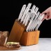  L Series 17-Piece German Steel Forged Knife Set, White