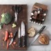  L Series 17-Piece German Steel Forged Knife Set, Black