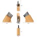  L1 Series 7-piece German Steel Forged Knife Set, Black