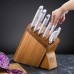  L1 Series 7-piece German Steel Forged Knife Set, White