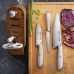  L1 Series 7-piece German Steel Forged Knife Set, White