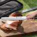  S Series German Steel Forged 7-Piece BBQ Knife Set, Black