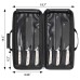  S Series German Steel Forged 7-Piece BBQ Knife Set, White