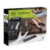  S Series German Steel Forged 7-Piece BBQ Knife Set, Black