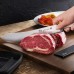  S Series German Steel Forged 7-Piece BBQ Knife Set, White