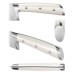  S1 Series German Steel Forged 2-piece Cleaver Knife Set, White