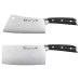  S1 Series German Steel Forged 2-piece Cleaver Knife Set, Black