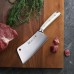  S1 Series German Steel Forged 2-piece Cleaver Knife Set, White