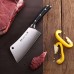  S1 Series German Steel Forged 2-piece Cleaver Knife Set, Black