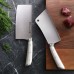  S1 Series German Steel Forged 2-piece Cleaver Knife Set, White