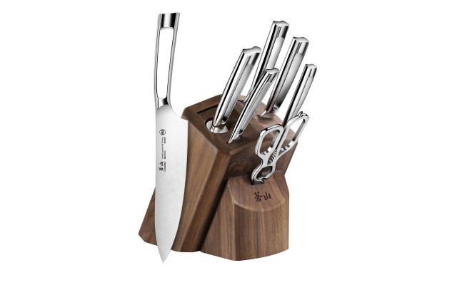  TN1 Series Swedish Steel Forged 8-piece Knife Block Set