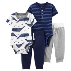 Carter's Infant 4-piece Layette Set or Green