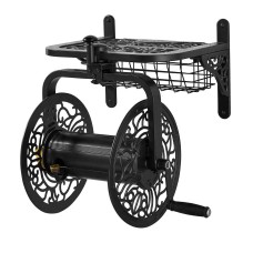Cast Aluminum Navigator Wall Mounted Hose Reel