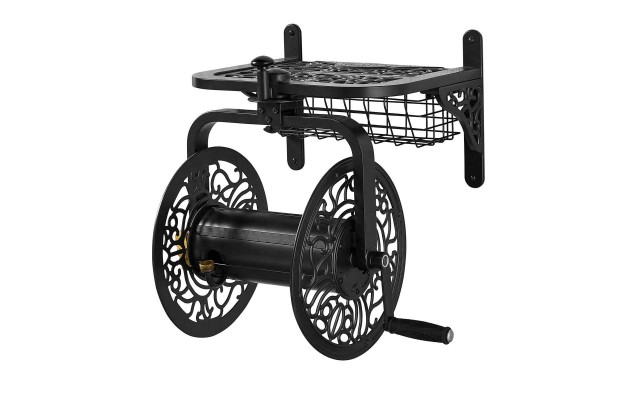 Cast Aluminum Navigator Wall Mounted Hose Reel