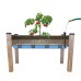  Self-Watering Elevated Cedar Planter with Greenhouse and Bug Cover