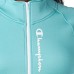  Ladies' Quarter Zip Fleece Jacket, Teal, XX-Large