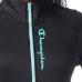  Ladies' Quarter Zip Fleece Jacket, Black, 2X