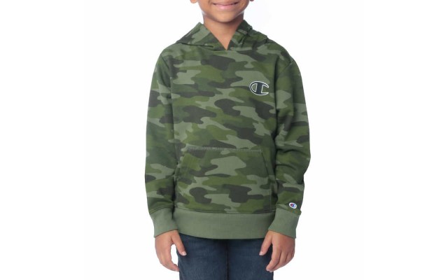  Youth Hoodie, Green, Large